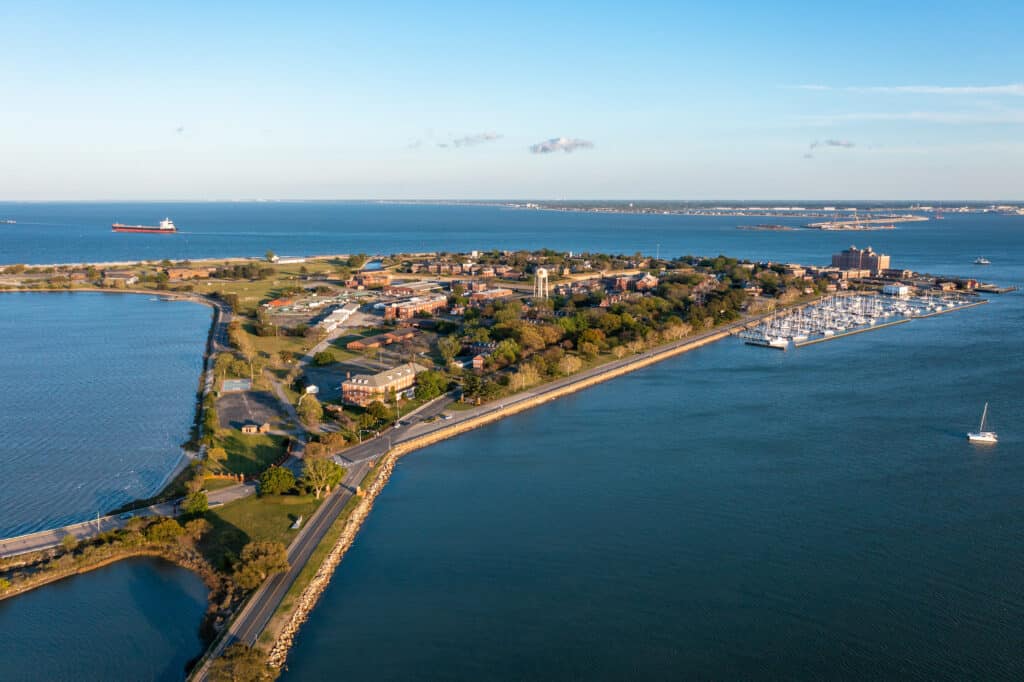  Aerial View of Fort Monroe National Historic Site