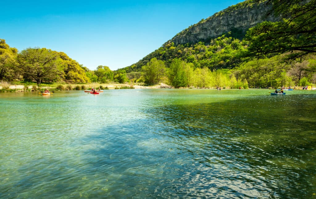 Canoeing at Garner State Park