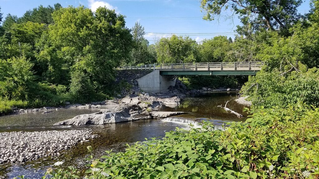 Moose River in Saint Johnsbury, Vermont