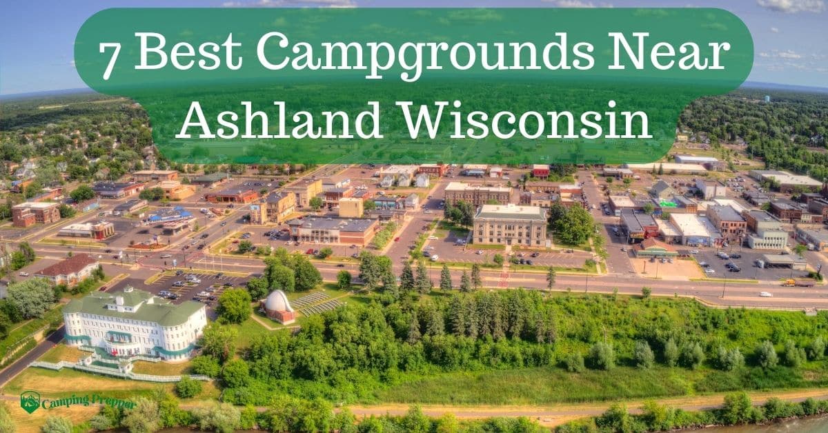 Aerial View of Ashland Wisconsin -7 Best Campgrounds Near Ashland Wisconsin